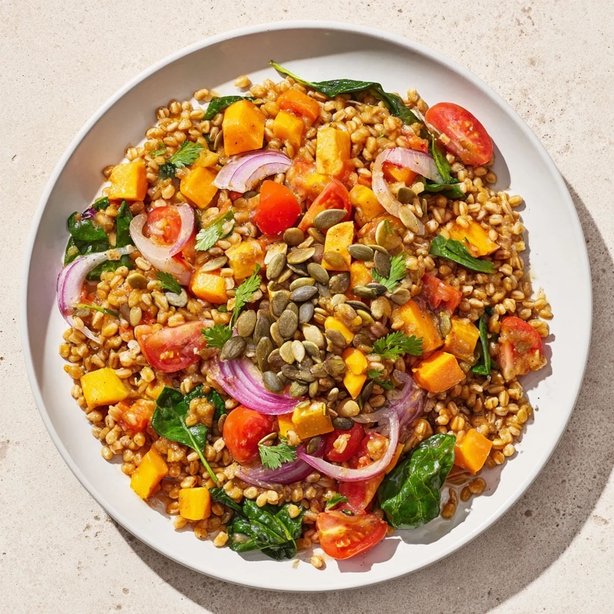 Honey Glazed Golden Barley Bowl