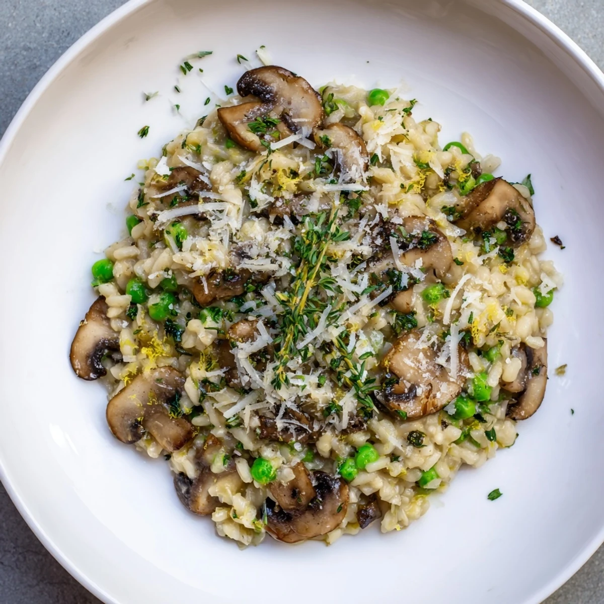 Barley Mushroom Risotto Cozy