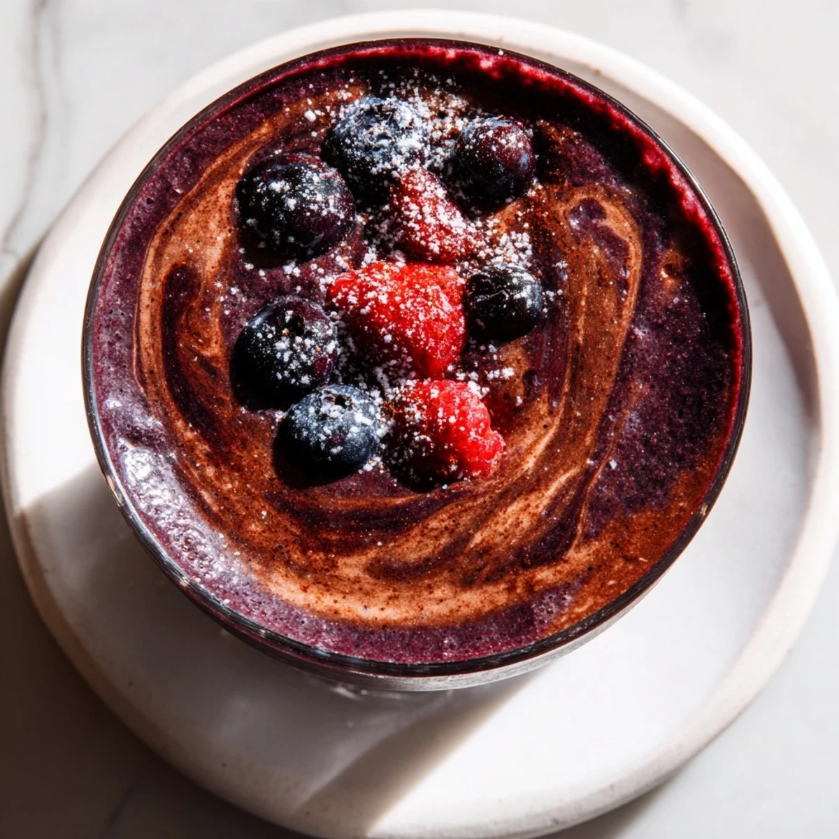 This delicious Beet Molasses Caramelized Brown Butter and Berry Smoothie promises a unique flavor combination in a glass.