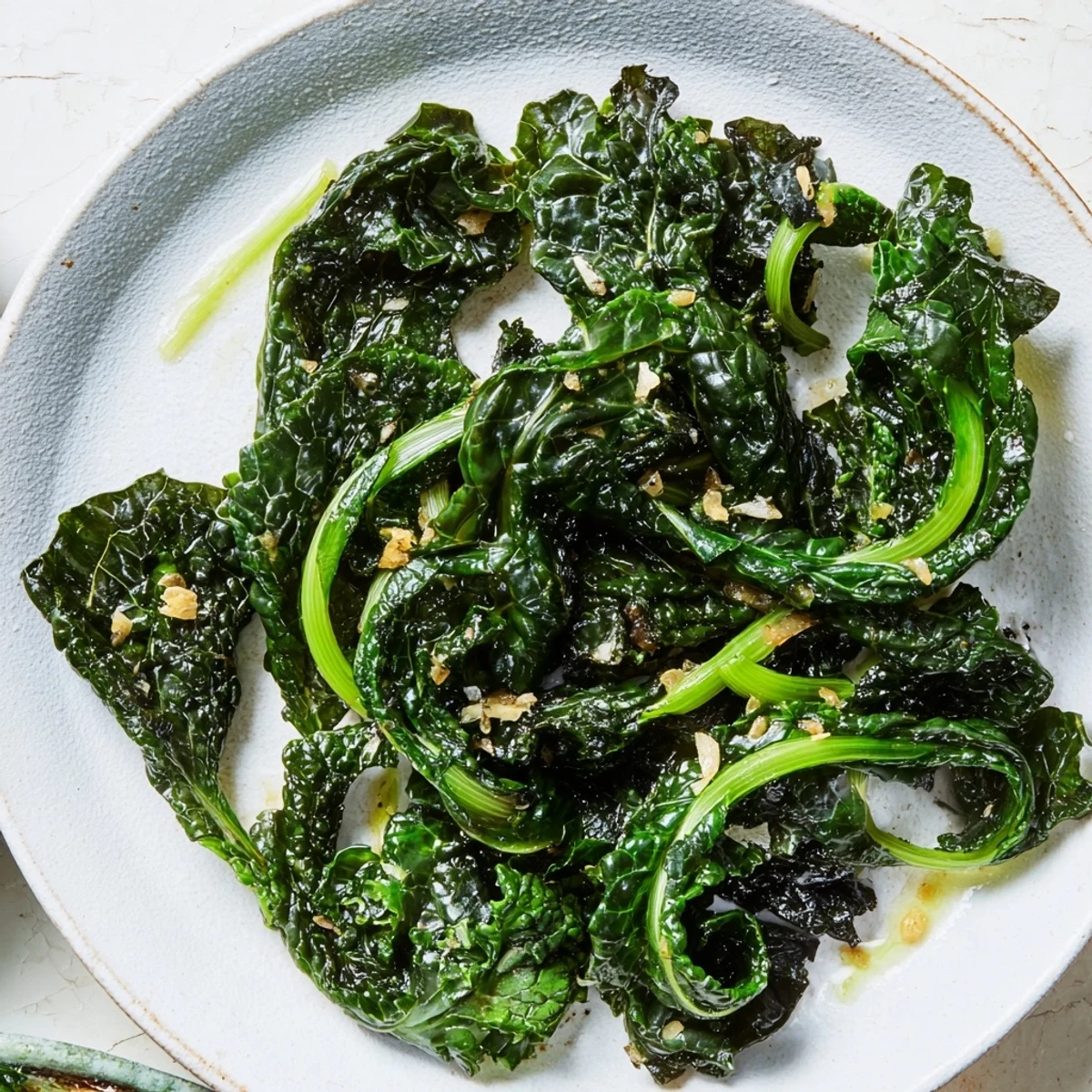 Braised Winter Greens Dish