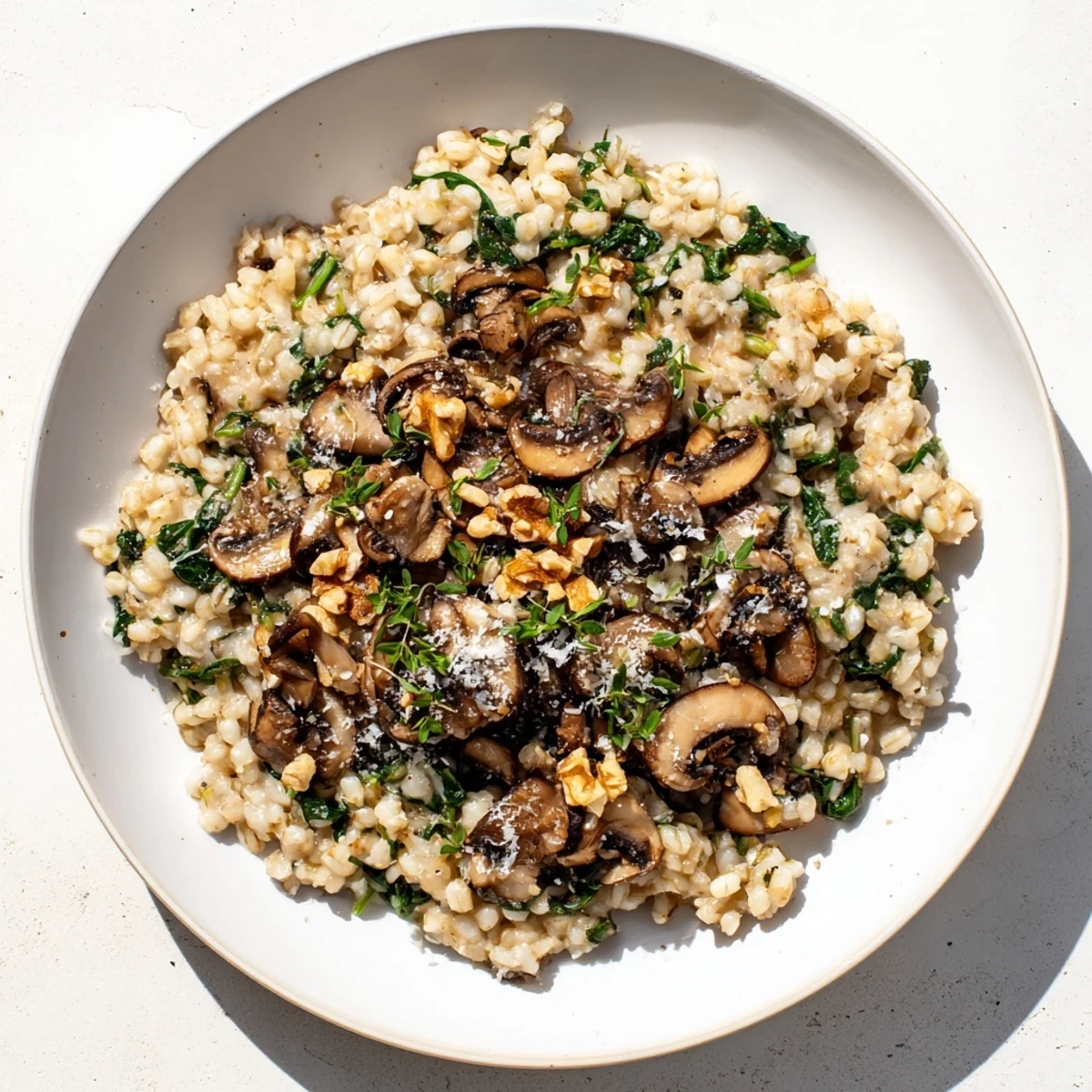 Barley Mushroom Risotto Boost