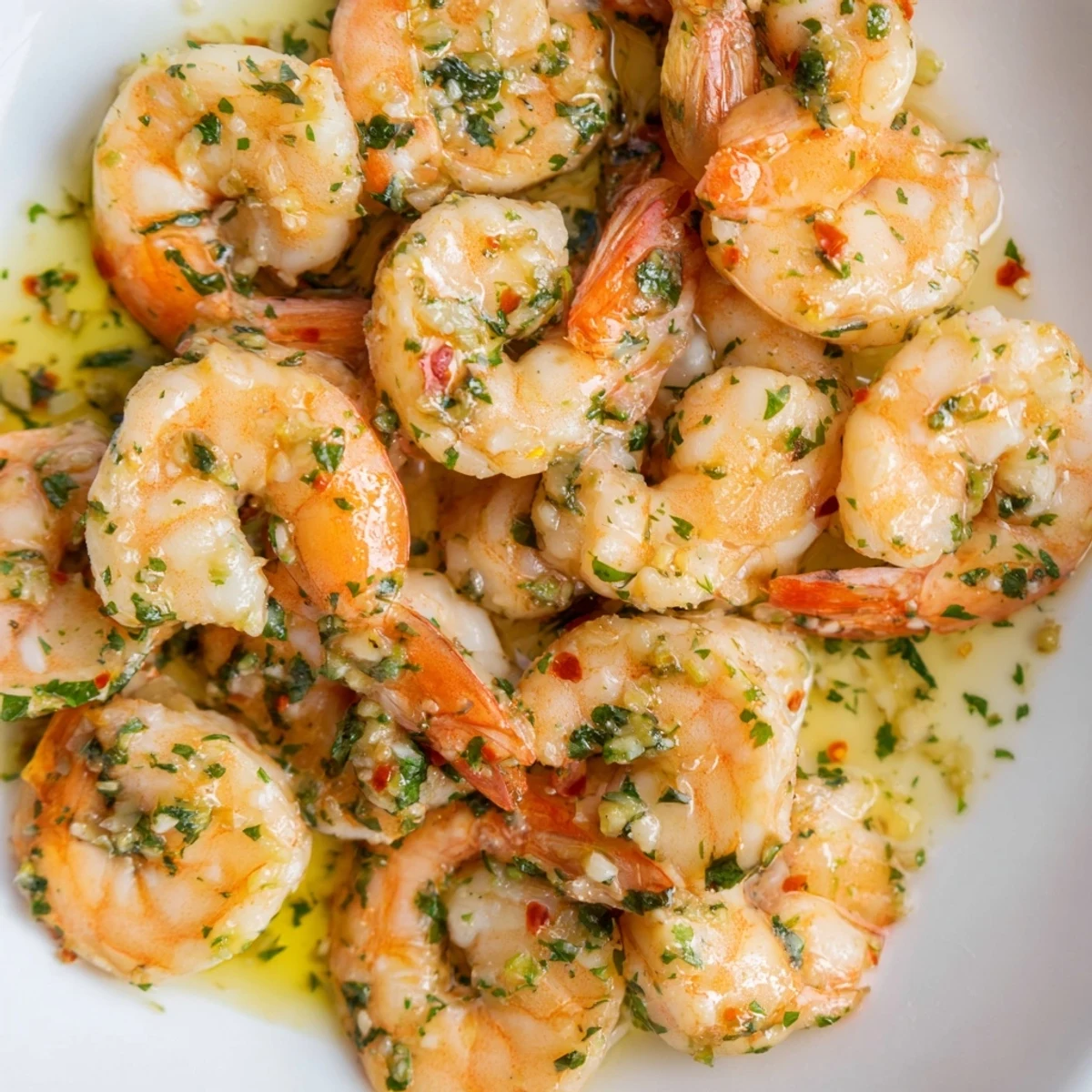 Sizzling Cilantro Lime Shrimp in a skillet, showcasing tender shrimp coated in a bright lime sauce.