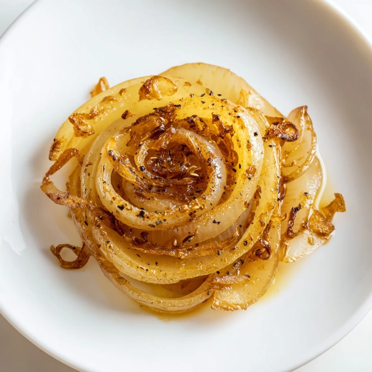 Warm, jammy balsamic glazed onions, perfect alongside steak or creating delicious crostini.