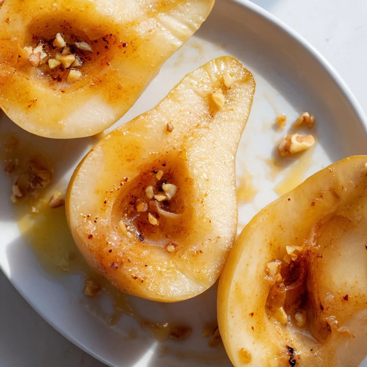 Ginger Baked Pear Dessert