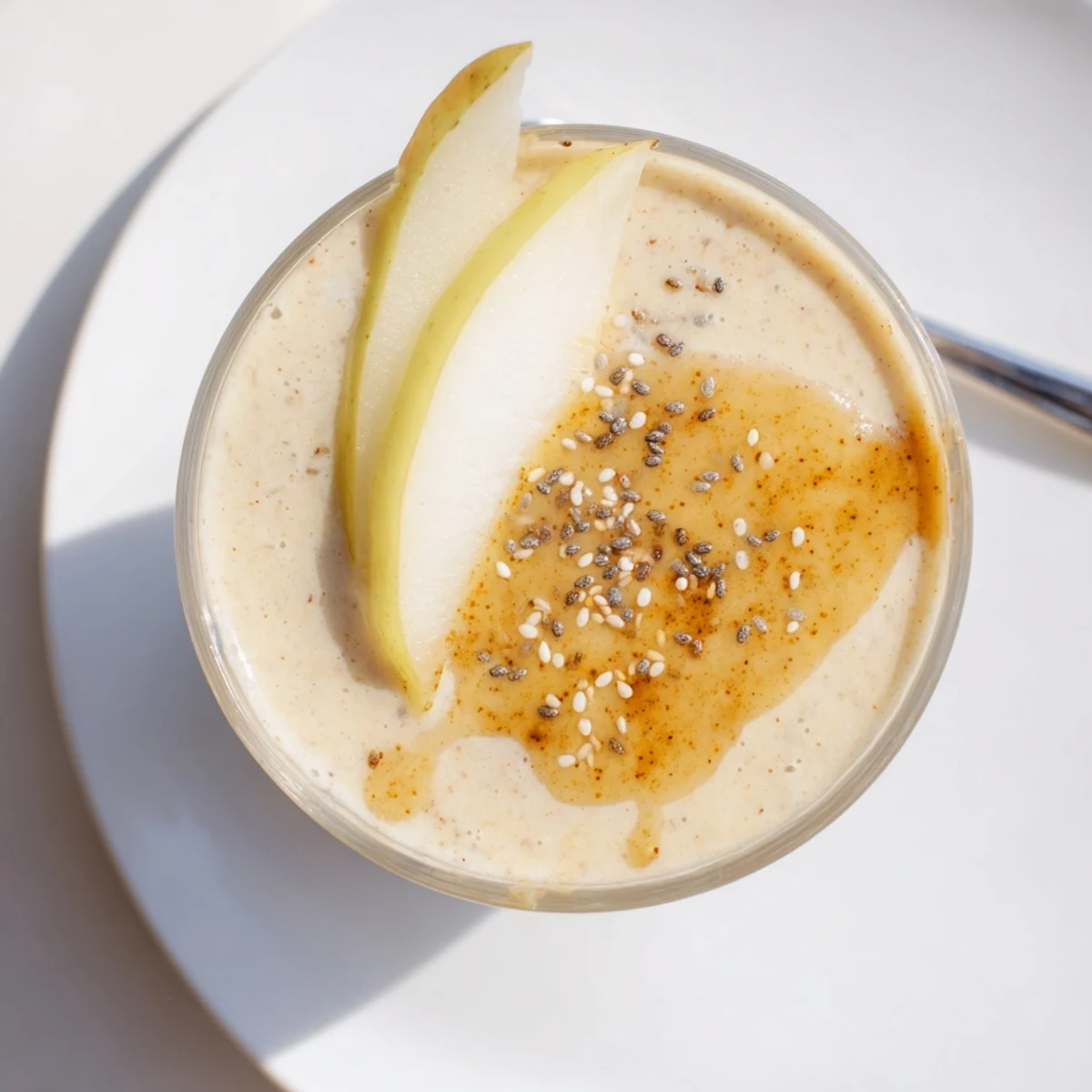 Miso Glazed Pear Ginger