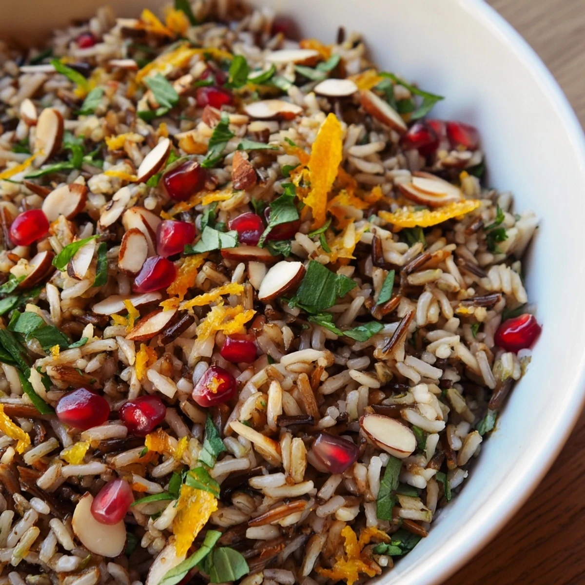 Serve this light, aromatic Wild Citrus Bright Rice Pilaf alongside grilled fish or roasted vegetables.