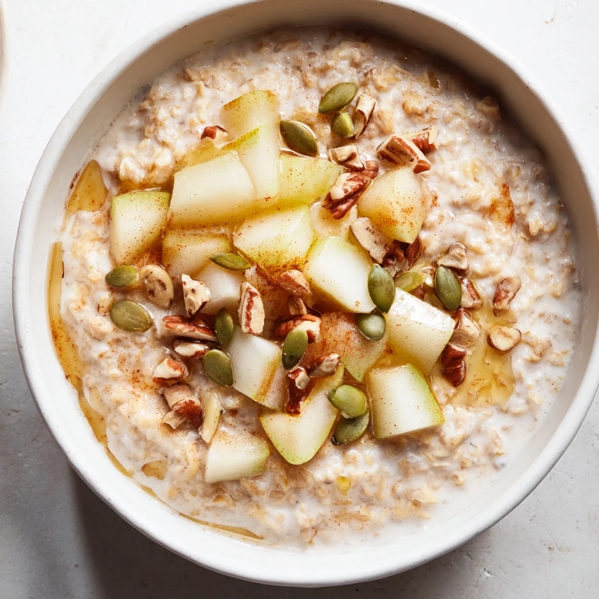 Smoky Spiced Pear Porridge