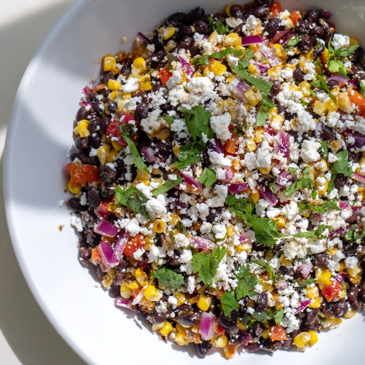 Hearty Tex-Mex smoky chipotle black bean skillet simmered in a cast iron with vibrant vegetables