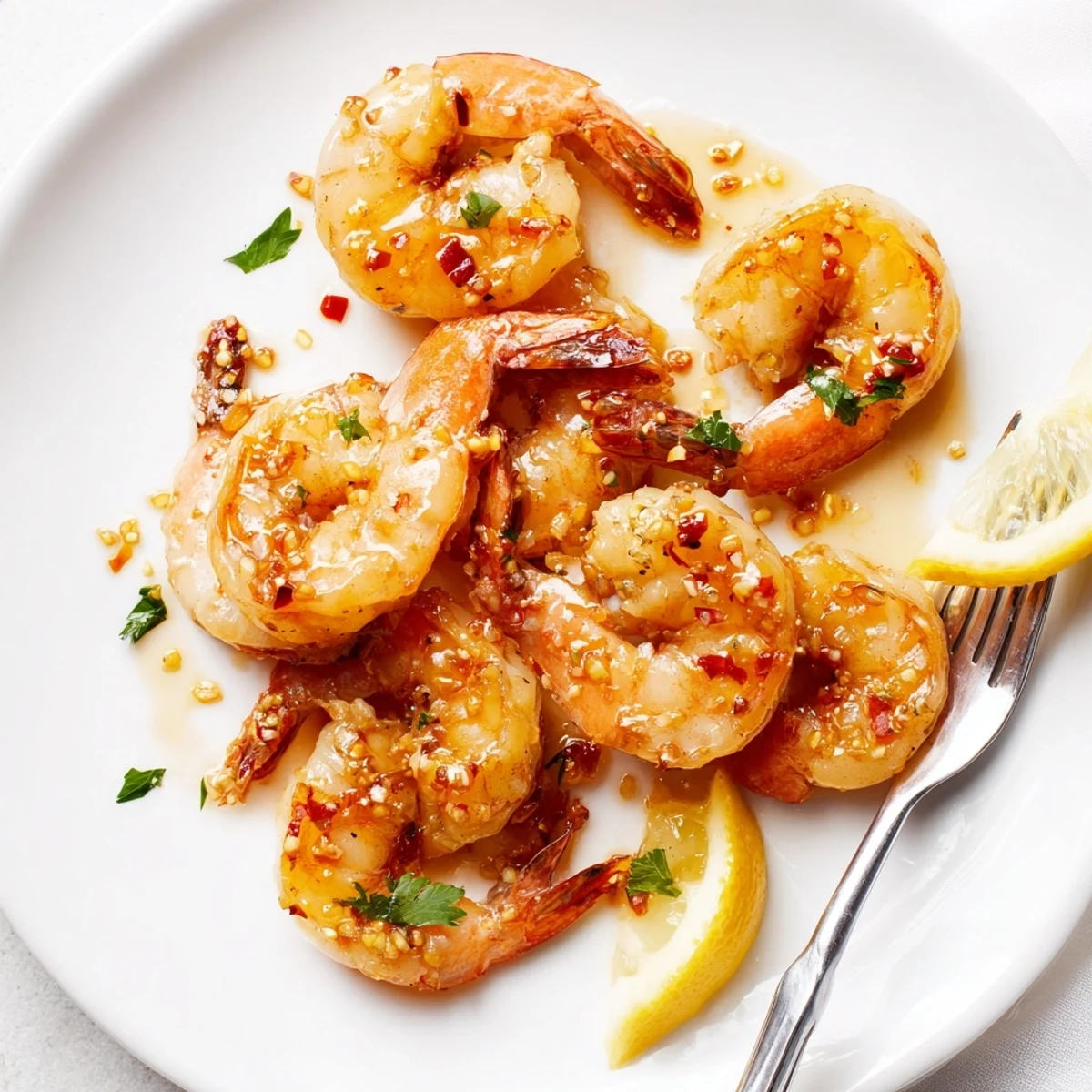 Lemon Chili Glazed Shrimp
