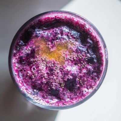 Blueberry Mango Oat Smoothie